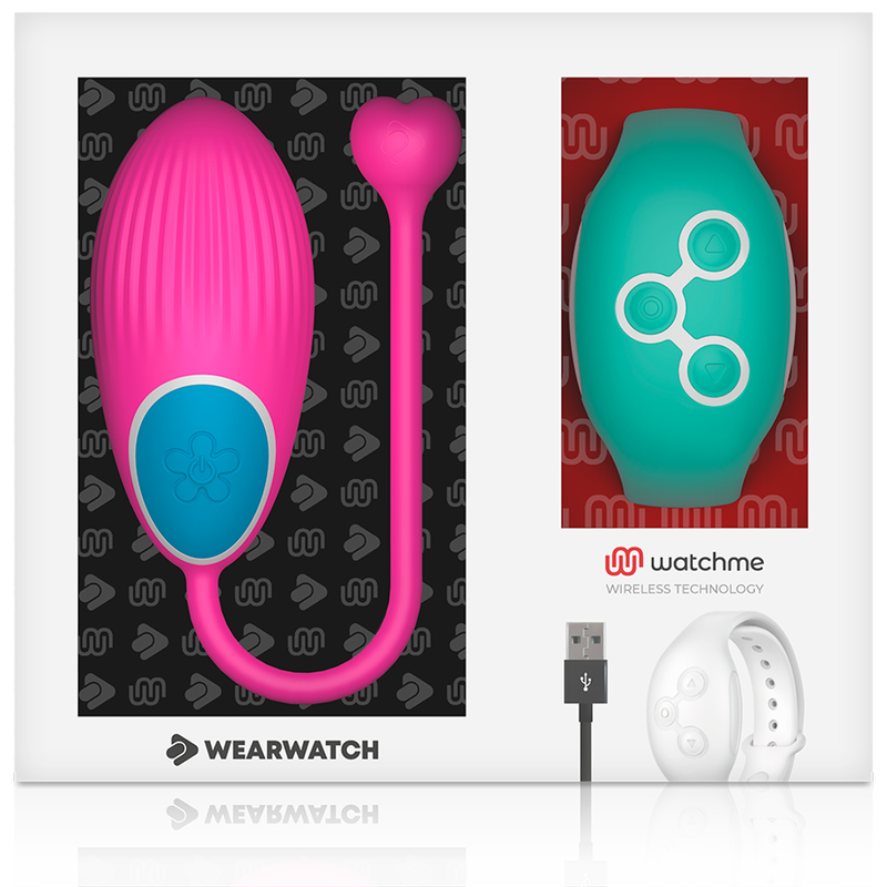 WEARWATCH - HUEVO CONTROL REMOTO TECHNOLOGY WATCHME FUCSIA / AGUA MARINA - Imagen 4