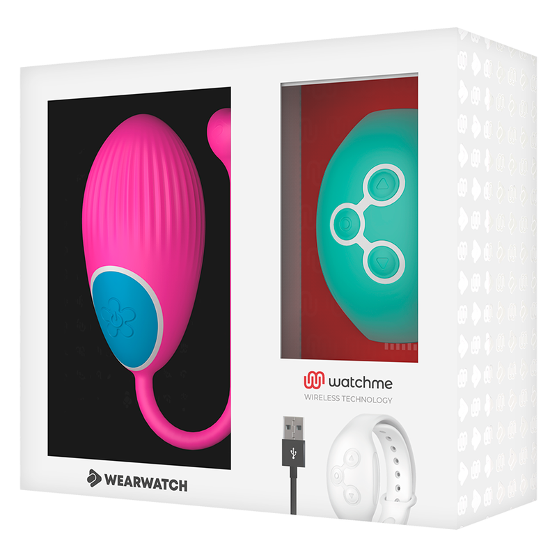 WEARWATCH - HUEVO CONTROL REMOTO TECHNOLOGY WATCHME FUCSIA / AGUA MARINA - Imagen 3