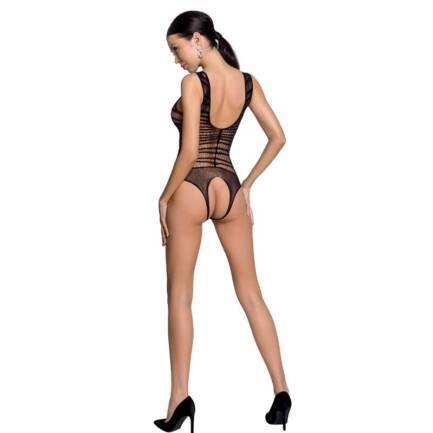 PASSION - WOMAN BS086 BODYSTOCKING NEGRO TALLA UNICA - Imagen 2