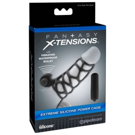 FANTASY X- TENSIONS - FUNDA PARA EL PENE DE SILICONA CON VIBRADOR - Imagen 4