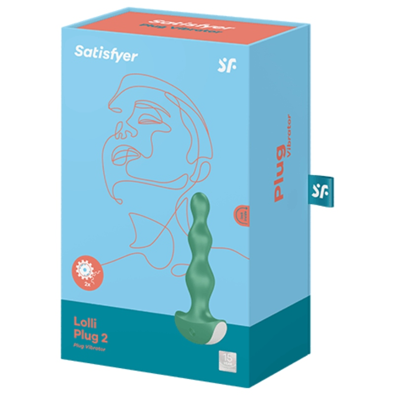 SATISFYER - LOLLI PLUG 2 PLUG VIBRATOR GRÜN – Bild 3