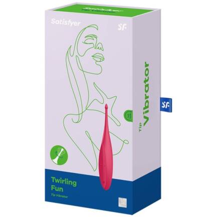 SATISFYER - TWIRLING FUN ESTIMULADOR CLITORIS ROJO - Imagen 4