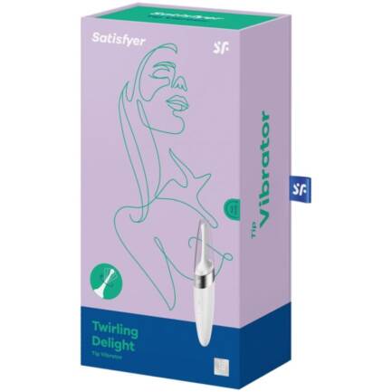 SATISFYER - TWIRLING DELIGHT ESTIMULADOR CLITORIS BLANCO - Imagen 3