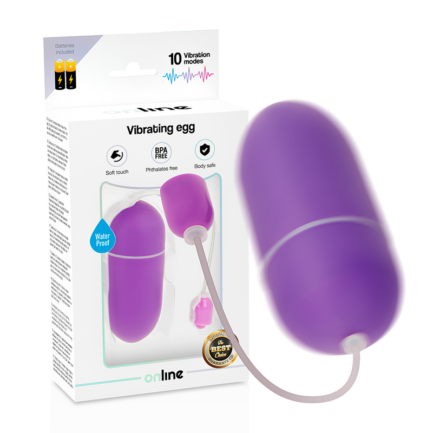 ONLINE - HUEVO VIBRADOR WATERPROOF LILA - Imagen 2