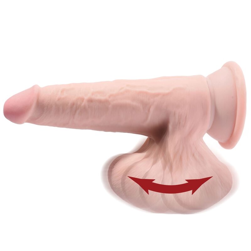 KING COCK - PLUS 3D DILDO SFERE OSCILLANTI 12.7 CM - immagine 3