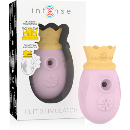 INTENSE - ESTIMULADOR CLITORIS 10 MODOS DE SUCCIÓN Y LICKING - ROSA - Imagen 2