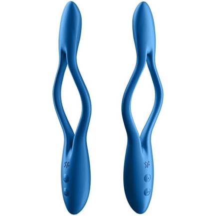 SATISFYER - ELASTIC GAME MULTI VIBRADOR AZUL - Imagen 2