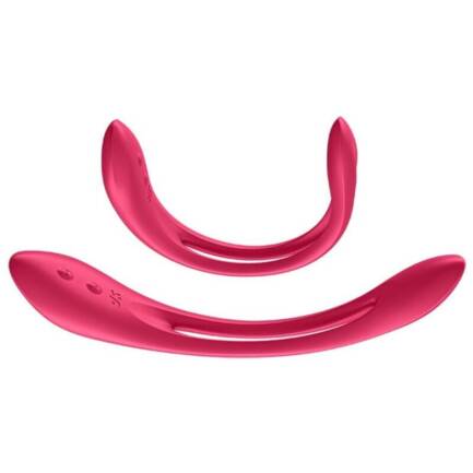 SATISFYER - ELASTIC JOY MULTI VIBRADOR ROJO - Imagen 3