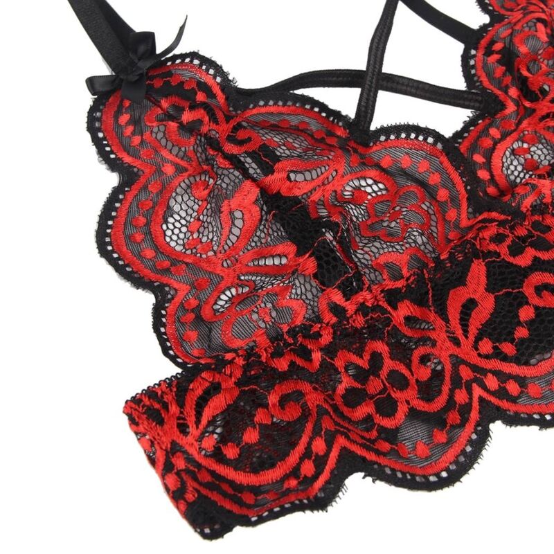 SUBBLIME - SET ENSEMBLE DEUX PIÈCES TOP ET CULOTTE EN DENTELLE S/M – Image 4