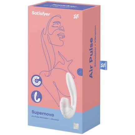 SATISFYER SUPERNOVA ESTIMULADOR Y VIBRADOR - ROSA - Imagen 3