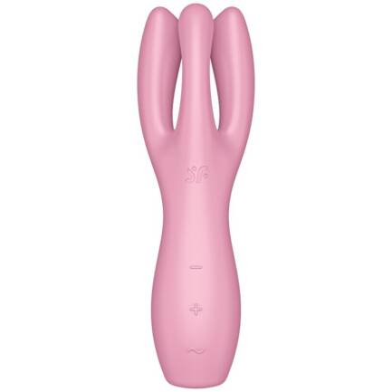 SATISFYER - THREESOME 3 VIBRADOR ROSA - Imagen 2