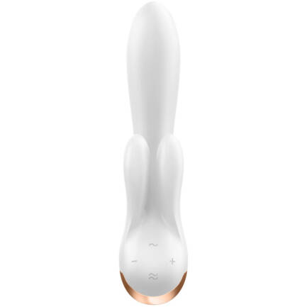 SATISFYER DOUBLE FLEX VIBRADOR APP - BLANCO - Imagen 3