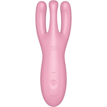 SATISFYER THREESOME 4 VIBRADOR APP - ROSA - Imagen 2