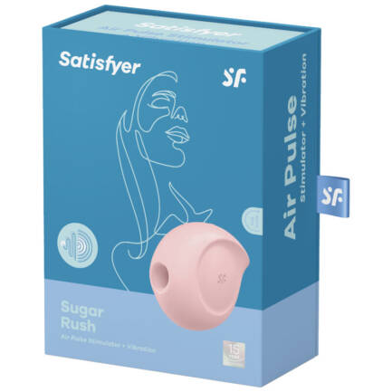 SATISFYER - SUGAR RUSH ESTIMULADOR Y VIBRADOR ROSA - Imagen 4