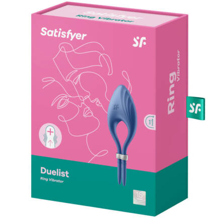 SATISFYER DUELIST ANILLO VIBRADOR - GRIS - Imagen 4