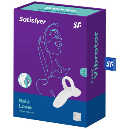 SATISFYER - BOLD LOVER DEDAL VIBRADOR BLANCO - Imagen 4