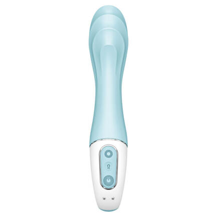 SATISFYER - AIR PUMP VIBRATOR 5+ VIBRADOR PUNTO G INFLABLE APP AZUL - Imagen 3