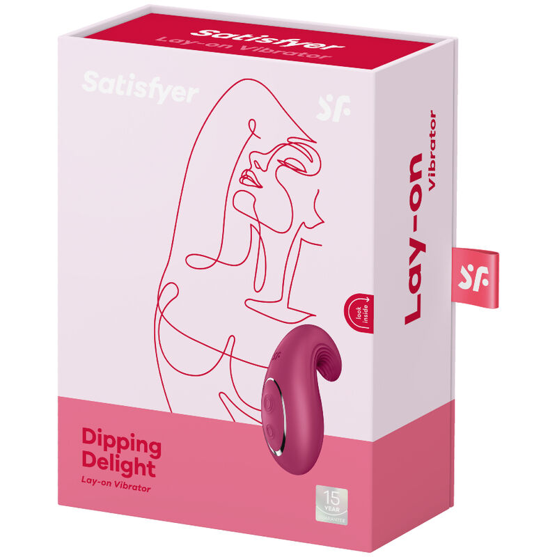 SATISFYER - VIBRATEUR POSER DIPPING DELIGHT ROUGE – Image 4