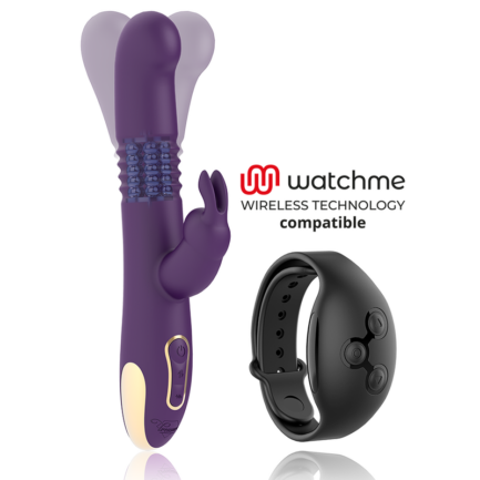 TREASURE - BASTIAN RABBIT UP  DOWN, ROTATOR  VIBRATOR COMPATIBLE CON WATCHME WIRELESS TECHNOLOGY