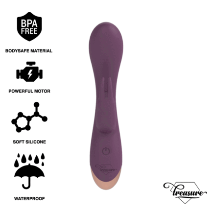 TREASURE - LAURENCE RABBIT VIBRADOR COMPATIBLE CON LA TECNOLOGÍA WATCHME WIRELESS - Imagen 2