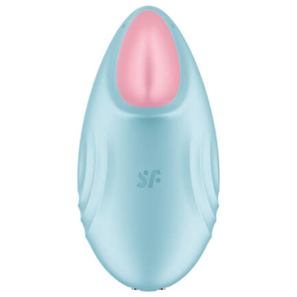 SATISFYER - TROPICAL TIP VIBRADOR LAY-ON AZUL - Imagen 2