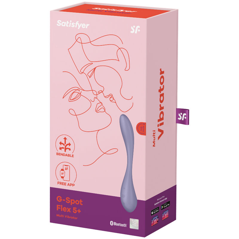 SATISFYER - MULTI VIBRATORE G-SPOT FLEX 5 LILLA - immagine 5