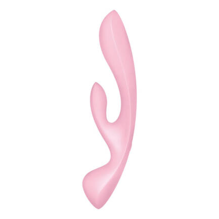 SATISFYER - TRIPLE OH VIBRADOR HÍBRIDO ROSA - Imagen 2