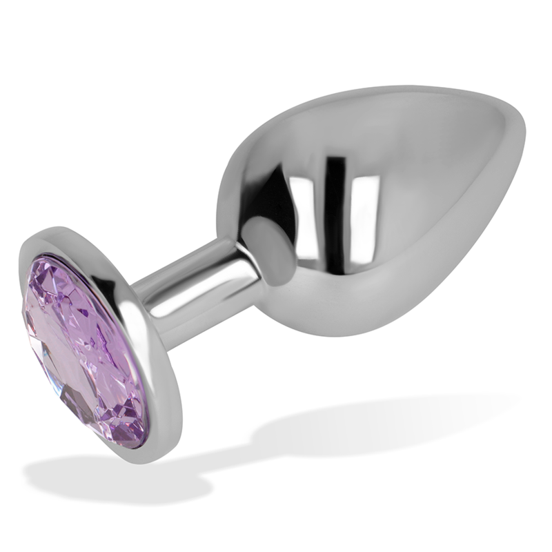 OHMAMA - PLUG ANAL COM CRISTAL VIOLETA 8 CM - Image 3