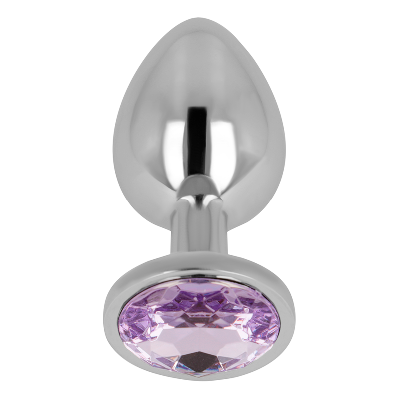 OHMAMA - PLUG ANAL COM CRISTAL VIOLETA 8 CM - Image 2