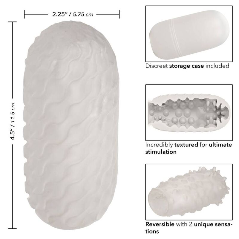 CALEXOTICS - STROKER NUBBY RÉVERSIBLE – Image 2