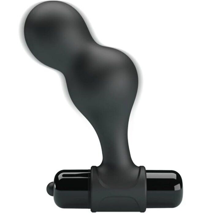 MR PLAY - PLUG ANAL VIBRATEUR EN SILICONE NOIR – Image 2