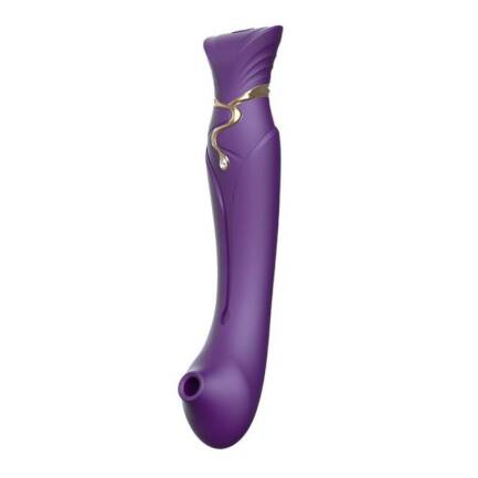 ZALO - QUEEN SET PULSE WAVE CLIT STIM MORADO - Imagen 4