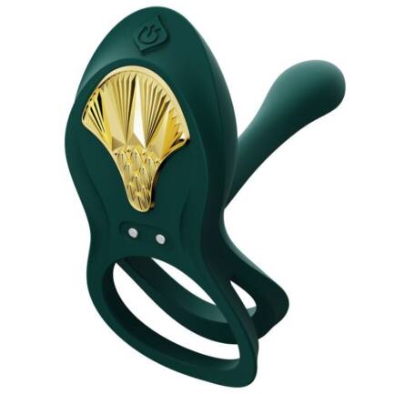 ZALO - BAYEK ANILLO VIBRADOR CONTROL REMOTO PAREJAS VERDE - Imagen 2