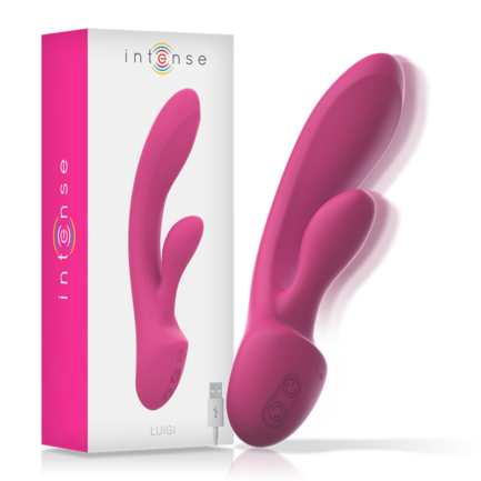 INTENSE - LUIGI VIBRADOR RABBIT SILICONA LIQUIDA ROSA - Imagen 2