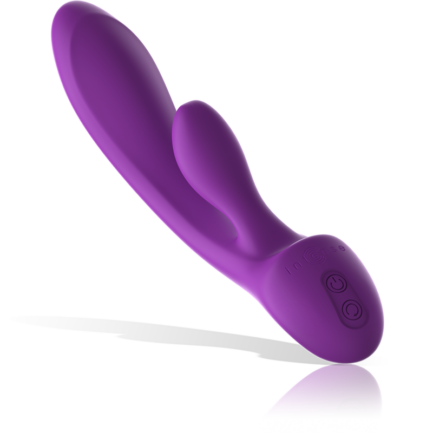 INTENSE - LUIGI VIBRADOR RABBIT SILICONA LIQUIDA MORADO - Imagen 4