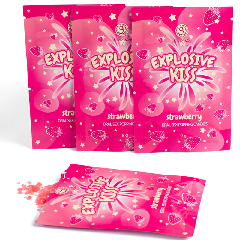 SECRETPLAY - CARAMELOS EXPLOSIVOS FRESA - Imagen 3