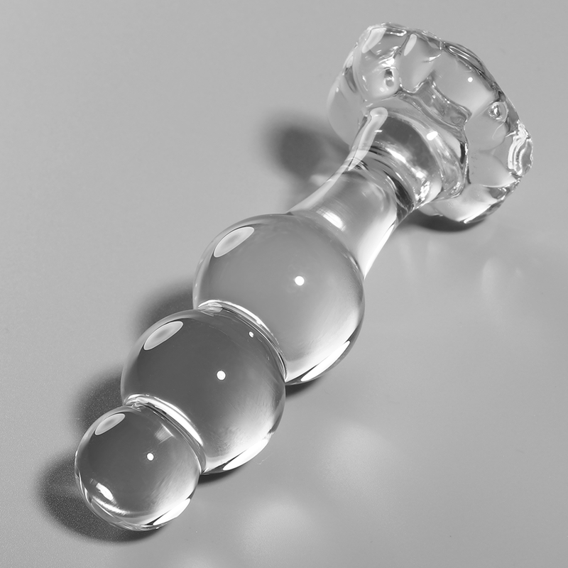 NEBULA SERIES BY IBIZA - MODELO 1 PLUG CRISTAL TRANSPARENTE 10.5 CM -O- 3 CM - Imagen 2