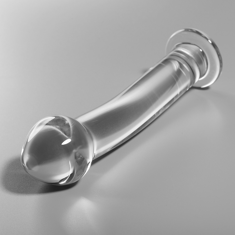 NEBULA SERIES BY IBIZA - MODÈLE 11 GODE EN VERRE BOROSILICATE CLAIR 16 CM -O- 3 CM – Image 2
