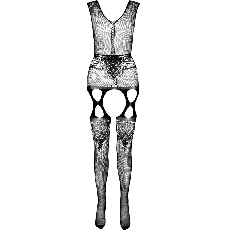 PASSION - BODYSTOCKING ECO COLLECTION ECO BS014 NOIR – Image 3