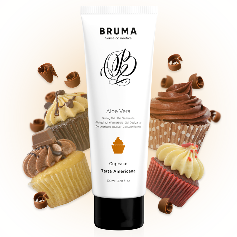 BRUMA - GEL GLISSANT À L''ALOE VERA SAVEUR CUPCAKE 100 ML – Image 3
