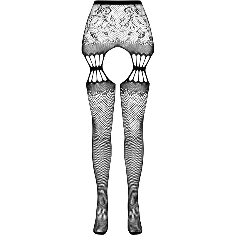 PASSION - S027 MEDIAS CON LIGUERO NEGRO TALLA ÚNICA - Imagen 5