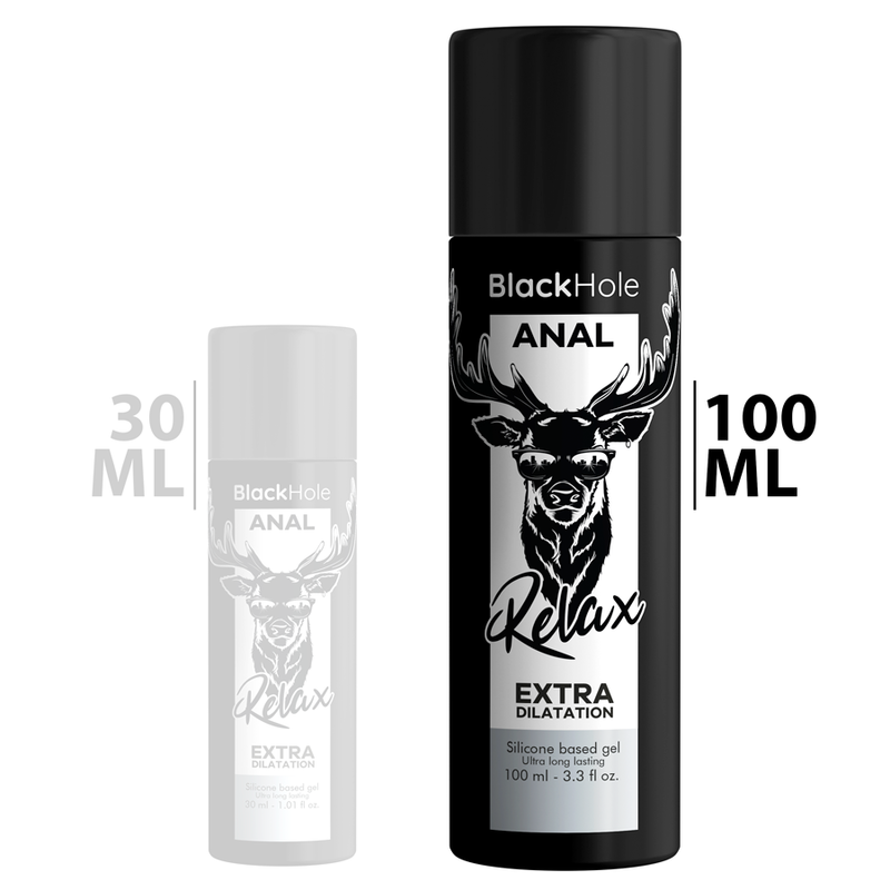 BLACK HOLE - BASE SILICONA CONCENTRADA DILATACIÓN ANAL 100 ML - Imagen 2