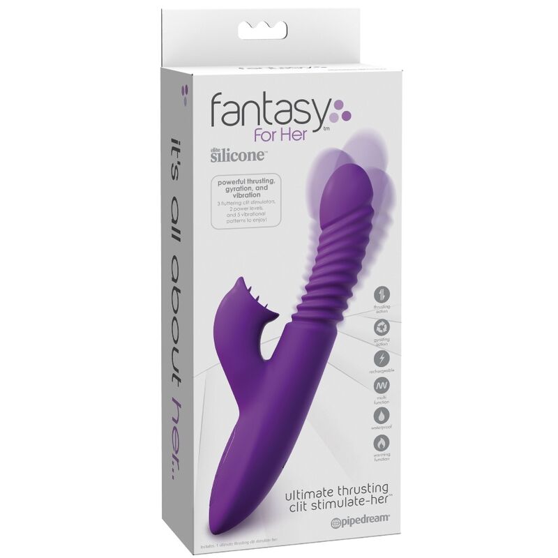 FANTASY FOR HER - STIMULATEUR DE CLITORIS AVEC OSCILLATION THERMIQUE ET FONCTION DE VIBRATION VIOLET – Image 5