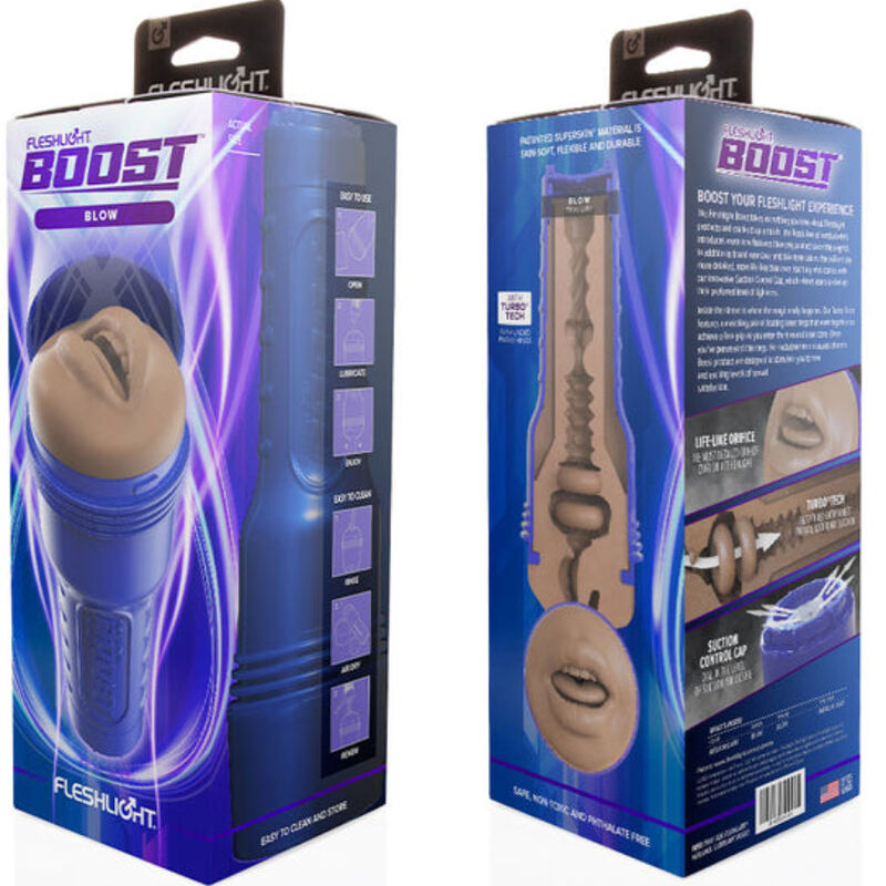FLESHLIGHT BOOST - MASTURBADEUR BLOW MD FLESH MOUTH RP – Image 4