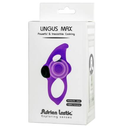 ADRIEN LASTIC - LINGUS MAX ANILLO VIBRADOR VIOLETA - Imagen 4