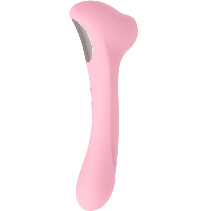 FEMINTIMATE - DAISY MASSAGER À ASPIRATION ET VIBRATEUR ROSE – Image 2