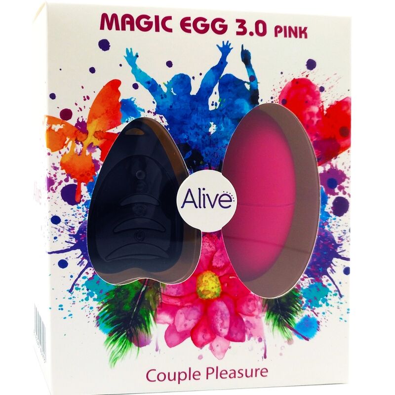 ALIVE - MAGIC EGG 3.0 VIBRIERENDES EI MIT FERNBEDIENUNG ROSA – Bild 2