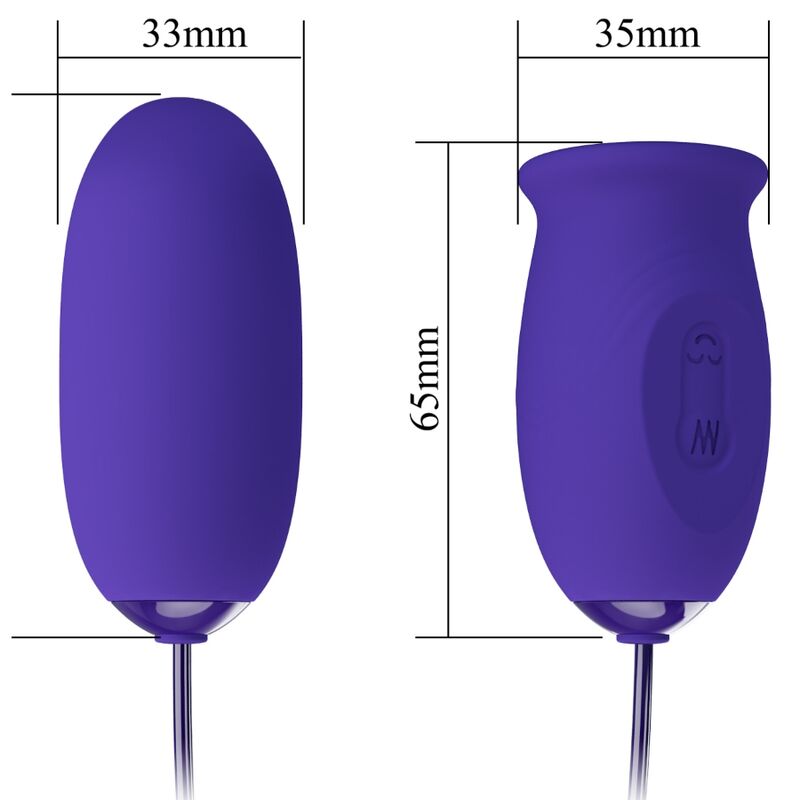 PRETTY LOVE - STIMULATEUR VIBRATEUR RECHARGEABLE DAISY YOUTH VIOLET – Image 4