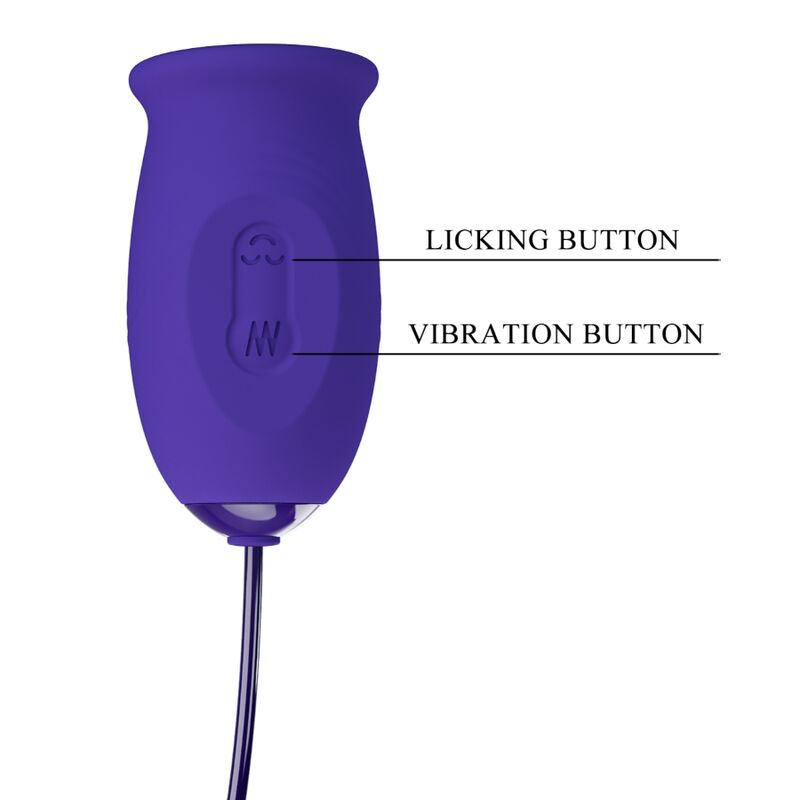 PRETTY LOVE - STIMULATEUR VIBRATEUR RECHARGEABLE DAISY YOUTH VIOLET – Image 5