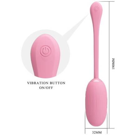 PRETTY LOVE - DOREEN HUEVO VIBRADOR RECARGABLE ROSA - Imagen 4